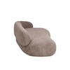 Luxelounge Wood 3 Seater With Upholstery Non Storage Sofa In Grey Colour
