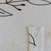 Black And White Floral 330 Tc  Cotton Flat  Single Bed Size Bedsheet With 1 Pillow Cover