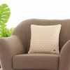 Kelly Knit Natural Cotton Knitted Cushion Cover 16X16 Inches
