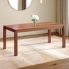 Atlas Solid Wood 6 Seater Storage Dining Table In Honey Finish