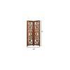 Daffie Solid Wood 4 Panel Room Divider