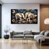The Castle Decor Animal Wall Painting Wooden Framed 27x48 Inch (Style 2)