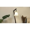 Zed Beige Jute Floor Lamp with Beige Jute Base