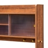 Stellar Multipurpose Storage Cabinet (Medium Size with Upper Storage, Teak Brown)