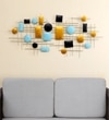 W-Aria Abstract Metal Wall Decor in Multicolor Set of 1