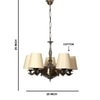 Devansh Wood Wall Mounted Lamp With Black Cotton Shade