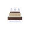 Namah Engineered Wood Queen Size Bed In Walnut Finish