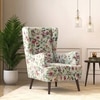 Genoa Wing Chair In Clara Velvet Colour