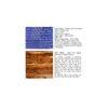 Nayla Solid Wood Stool in Indigo Patch Kantha Fabric