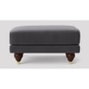 Weterlo Ottoman Color in Dark Grey