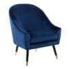 Matisse Accent Chair in Navy Blue Colour