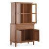 Malabar Solid Wood Sideboard in Amber Walnut Finish
