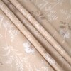 Kira Cream Floral 400 TC Cotton Flat Queen Size Bedsheet with 2 Pillow Covers – Threads