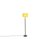 Darlene Yellow Cotton Shade Floor Lamp