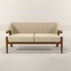 Contemporary Premium Minimalist Fabric Sofa (Colour: Beige, Seater: 2+1+1)