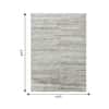 Jaipur Rugs Solid Polyester 5x8 Feet Classic Grey Hand Knotted Rug Carpet