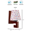 Devansh Solid Wood Electric Wall Light in Multi Colour with Multi Shade Count of 1 Light