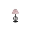 Fiona Multicolor cotton Table lamp with Iron Base