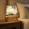 Devansh Multicolor Cotton Table Lamp With  Wood Natural Base -14