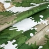 Flora Green Floral 400 TC Cotton Flat Super King Size Bedsheet with 2 Pillow Covers – Threads