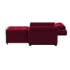 Serta 3 Pull Out Sofa Cum Bed In Maroon Colour