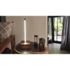 Arc Brown Wooden LED Table Lamp