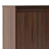 Webster 32 Pair Shoe Rack in Walnut Finish