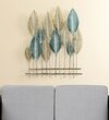 W-Yara Abstract Metal Wall Decor in Multicolor Set of 1