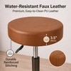 Adiko Leatherette Bar Stool (Black Colour)