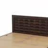 Shashi Solid Wood King Size Bed With Box & Front Drawer Storage Bed In Walnut Finish