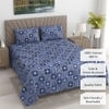 Threads Silky touch cotton single bed flat Bedsheet 225x150 cms