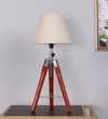 Thapki Table Lamp in Brown Shade