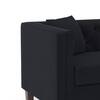 Windsor Premium 2 Seater Fabric Sofa in Deep blue velvet Colour