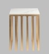Metal Side Table in Gold Colour