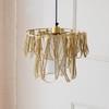 Aponi  Handcrafted Wide Hanging Lamp