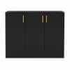 Spydercraft Accent Modern Cabinet in Black Finish