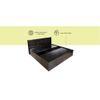 Taygete Solid Wood King Size Drawer Storage Bed In Melamine Finish