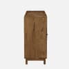 Tulisa Mango Wood Hand Painted Multicolor 4 Door Cabinet In Natural Finish