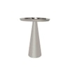 Metalsmith Metal Side Table in Silver Finish