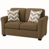 Sehran 2 Seater Sofa In Fabric Brown Color