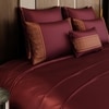 Stoa Paris Super King Bedsheet  Bedsheet, Majesty Merlot Wine