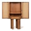 Andaman Jolly Buoy Solid Wood Bar Unit in Brown Colour