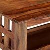 Blairs Sheesham Wood Accent Rectangle Coffee Table In Natural Teak Finish