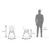 Ormond Accent Chair in  White Colour