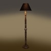 Devansh Wooden Floor Lamp