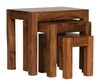 Brandyn Solid Wood Nested Tables - Set of 3