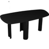 Scandinavian Wodi Dining Table Matte Black Finish