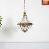 Costa Brass and Glass Pendant Light