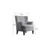 Brogen Accent Chair in T blue Colour