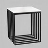 Black Metal Side Table in Black Colour